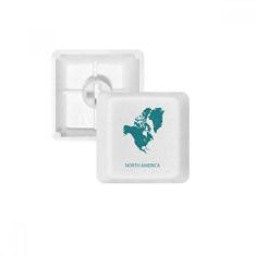 Imagem de North America Continent Kit de atualização para jogos com teclado mecânico PBT