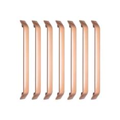 Imagem de 7 Puxadores De Gavetas Armário Móveis Alça Barça Fosco 256mm