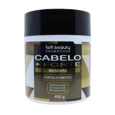 Imagem de Mascara Fortalecimento Cabelo Mais Forte Soft Beauty 400g - SOFTFIX