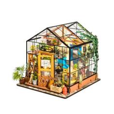 Imagem de Kit de casa em miniatura RoWood Cathy's Flower House com móveis