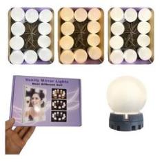 Imagem de Kit 10 Lâmpadas LED Regulável para Espelhos Maquiagem e Self