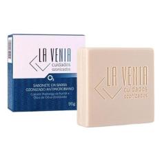 Imagem de Sabonete Em Barra Ozonizado Antimicrobiano La Venia 90g Antimicrobiano