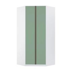 Imagem de Guarda Roupa Modulado Canto Closet 2 Portas 7 Prateleiras 111,9cm Prime Luciane Móveis