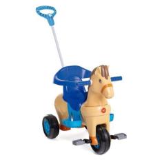 Imagem de Triciclo Infantil Poto +24 Meses Empurrador E Pedal C/Som Calesita - 1