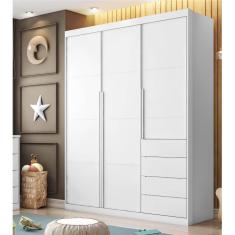 Imagem de Guarda Roupa Infantil Pérola com 3 Portas - Branco