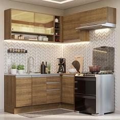 Imagem de Armário de Cozinha Completa de Canto 349cm Rustic Glamy Madesa 06