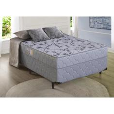 Imagem de Cama Box D28 Holanda Casal Ortopédico 138X188x51 Cinza - Sofá Casa