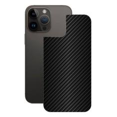 Imagem de Película Iphone 14Promax-Traseira Fibracarbono Preta-Gshield