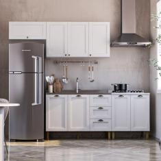 Imagem de Cozinha Completa Lavanda 8 PT 3 GV Branca