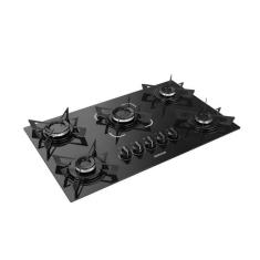 Imagem de Cooktop 5 Bocas Electra   G s Bivolt Itatiaia Preto Preto