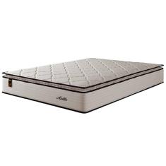 Imagem de Colchão Casal King Molas Ensacadas Com Pillow Malttês 193x203x28cm Cáqui Hellen - Suporta Até 120 kg