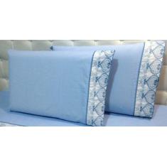 Imagem de Jogo Lençol Queen  Richilieu 3 Peças 200 Fios 100 % Algodão - INGRID B