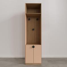 Imagem de Guarda-Roupa Modulado Joy com Sapateira CabeCasa MadeiraMadeira Salmão/Avena