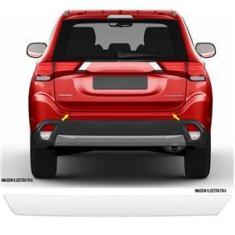 Imagem de  Protetor De Porta Malas Incolor Mitsubishi Outlander 2016 2017 2018 2019 2020 2021 2022 Adesivo 