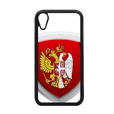 Imagem de Capa com emblema nacional da Sérvia para iPhone XR para proteção de telefone Apple
