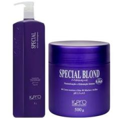 Imagem de Shampoo Special Silver 1l e Máscara De Tratamento Kpro 500g