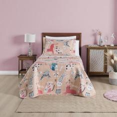 Imagem de Conjunto De Lencol Solteiro Mundo Kids 200 Fios Dupla Face - Jm Enxova