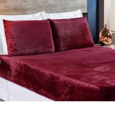 Imagem de Jogo Lençol Cama Queen 3 Peças Com Elástico Mantinha Biasoft - Bia Enx