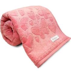 Imagem de Toalha De Banho Aveludada Romance Dohler Macia 100% Algodão, Rosa