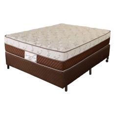 Imagem de Cama Box Viúva (Box + Colchão) 128x188x63 Pro Soft Bamboo Prorelax Molas Ensacadas Pillow Top Turn Free - Marrom