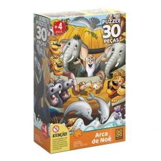 Imagem de Quebra Cabeça 30 Peças Arca De Noé Grow 02884
