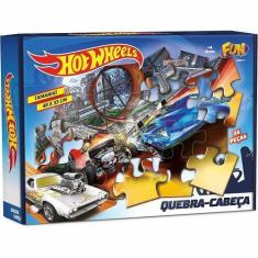 Imagem de Quebra Cabeça 24 Peças Hot Wheels Fun