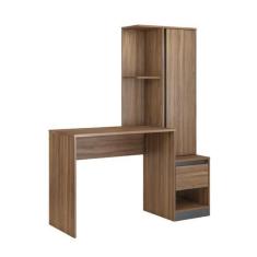 Imagem de Mesa Escrivaninha Com Armário / Estante Lateral Quarto Escritório Estu