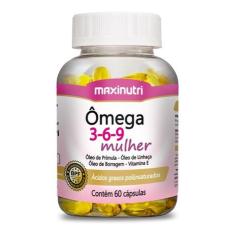 Imagem de Ômega 3-6-9 Mulher Com 60 Cápsulas - Maxinutri
