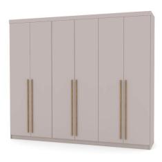 Imagem de Guarda Roupa Casal 276cm 6 Gavetas Dubai Majestic Fendi      - Vlr Móv