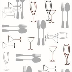 Imagem de Papel De Parede Adesivo Lavável Jantar 9M