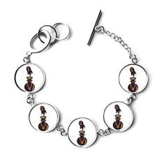 Imagem de DIYthinker Pulseira de Halloween fantasmas assustadores Hallowmas pulseira corrente pingente joia