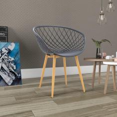 Imagem de Kit 2 Cadeiras Decorativas Para Sala de Estar Ápeiron  - Gran Belo