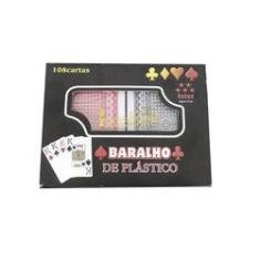 6 Baralhos Jogos de Cartas 100% Plástico c/ 108 Cartas Original em Promoção  na Americanas