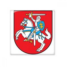 Imagem de Decalque brilhante de ejo de cerâmica com emblema nacional da Lituânia Europa