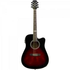 Imagem de Violão Giannini GF1D ceq Eletroacústico Aço Brown Red Burst Burst F002