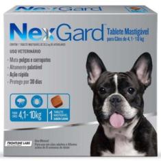 Imagem de NexGard   28,3 mg - Cães de 4,1 a 10 Kg cx com 1 tablete - Merial - Fr