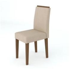 Imagem de Kit Com 2 Cadeiras Para Sala De Jantar Imbuia WD22 Ana New Ceval