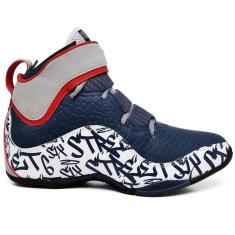 Imagem de Tenis De Basquete Impact Azul Com Cinza