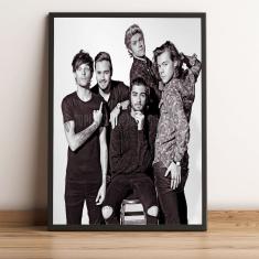 Imagem de Quadro decorativo A4 Boyband One Direction