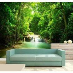 Imagem de Papel de Parede Cachoeira 3D 3M² na 089