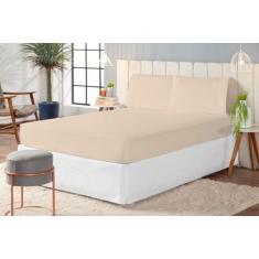 Imagem de Jogo De Lençol Cama Casal Percal 200 Fios Varias Cores - Safira Enxova