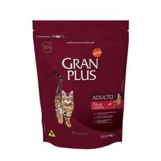 Imagem de Ração Granplus Para Gatos Adultos Sabor Carne E Arroz 3Kg - Gran Plus