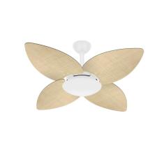 Imagem de Ventilador Teto Branco Winds 4 Pás Palha Turbo Ventax 110V