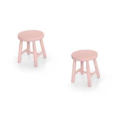 Imagem de Kit 2 Banquetas Infantil Espanha Deiss Rosa