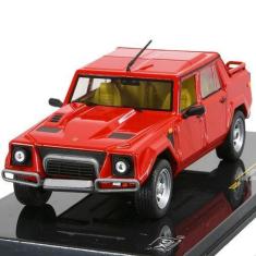 Imagem de Miniatura Lamborghini LM 002 1986 Ixo Models Escala 1/43, Vermelho