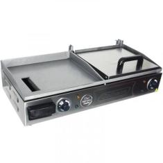 Imagem de Chapa Lanches Elétrica Grill com Prensa 70X30 2000W Cozinha Cotherm Pr