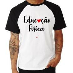 Imagem de Camiseta Raglan Educação Física Por Amor - Foca Na Moda