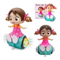 Imagem de Boneca Dance Girl Brinquedo Musical Com Som Luzes Coloridas
