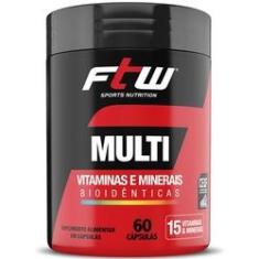 Imagem de Multi Vitaminas e Mineiras Bioidênticas 60 Cápsulas FTW