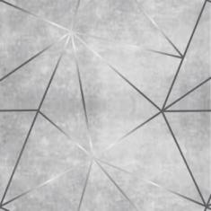 Imagem de Papel De Parede Zara Cimento Queimado Prata Auto Colante 3M